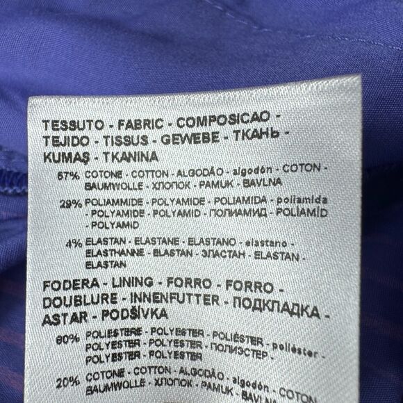 Armani Exchange Mens Zig-Zag Print Drawstring Shorts Purple 30 - Picture 4 of 4